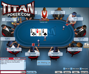 Titan poker deals