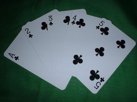 straight flush high card